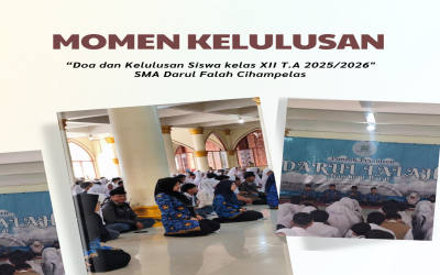 Momen Kelulusan SMA Darul Falah Cihampelas: Doa Bersama dan Kebersamaan Penuh Haru
